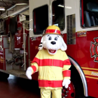 Sparky at Rome Fire Department